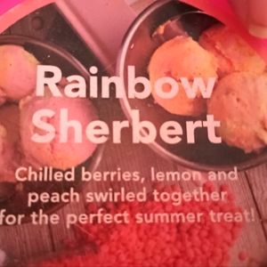 Rainbow sherbet sprinkles